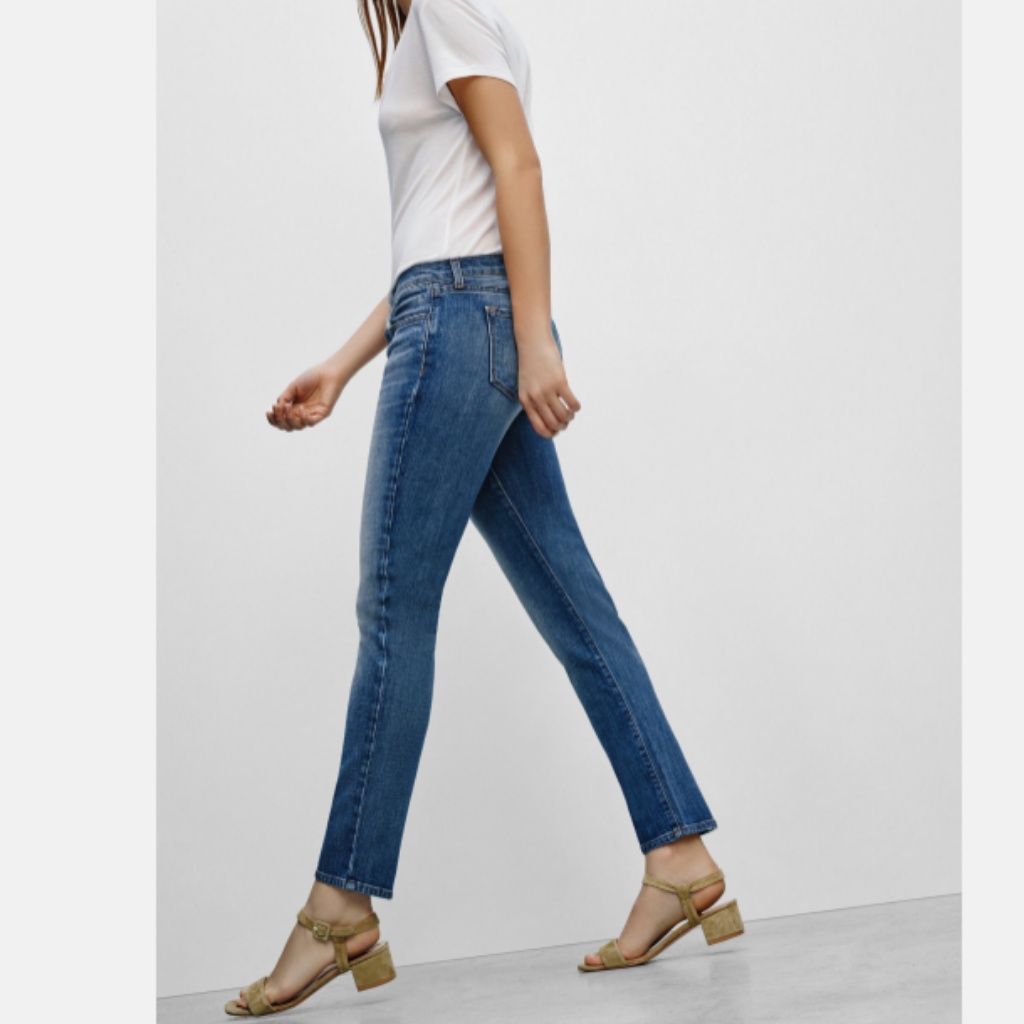 J Brand Cropped Ellis Jean In Rival Wash J Brand Cropped Ellis Jean In Rival Wash